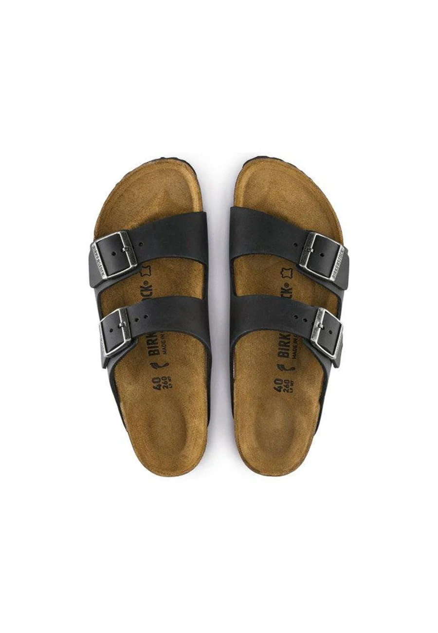 Birkenstock Arizona Oiled Leather Black - Image 4