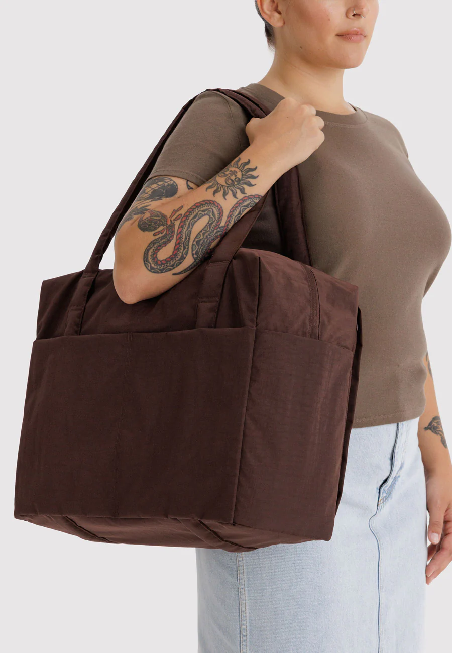 Baggu Cloud Carry-On Coffee - Image 3