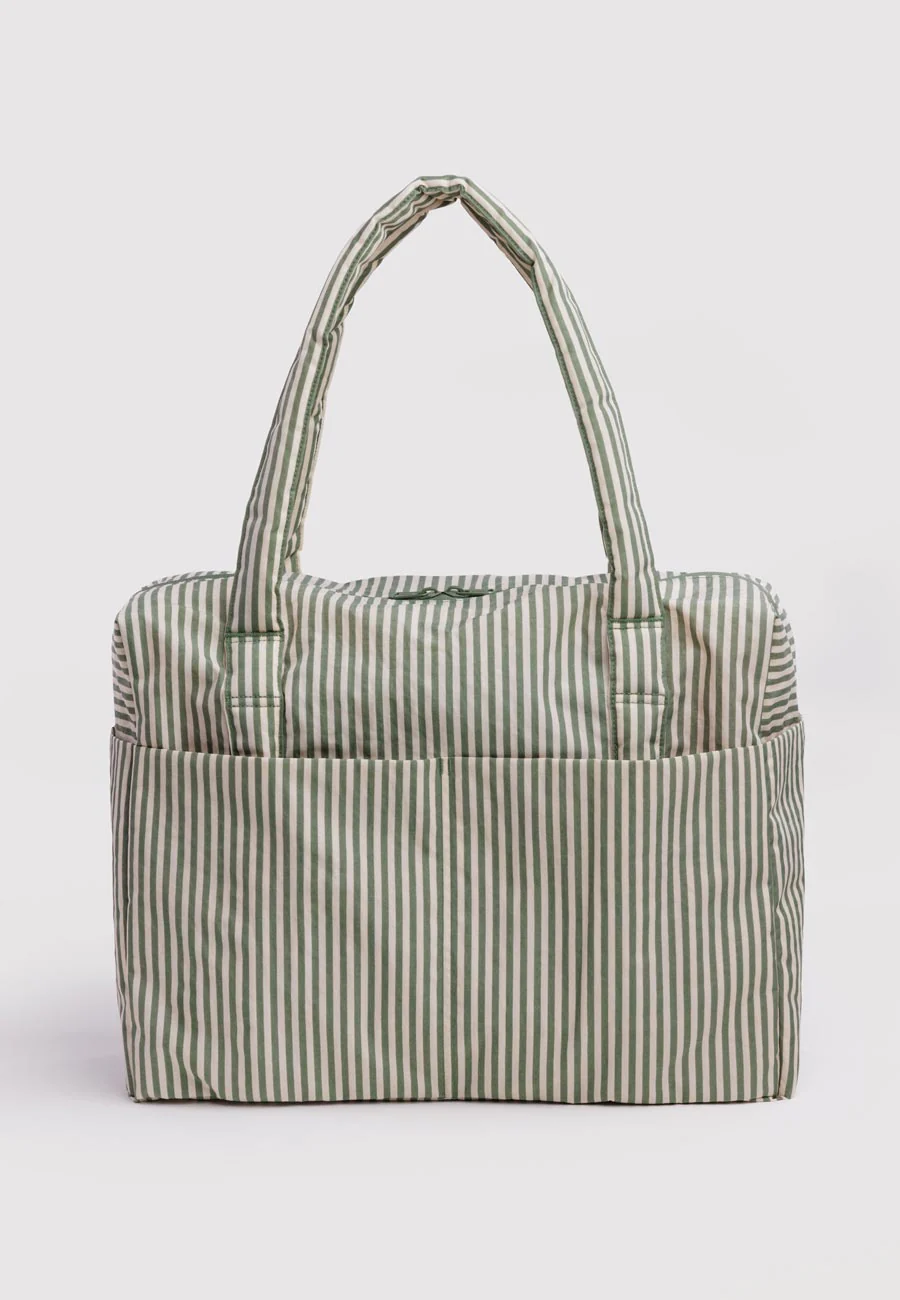 Baggu Cloud Carry-On Sage Stripe - Image 3