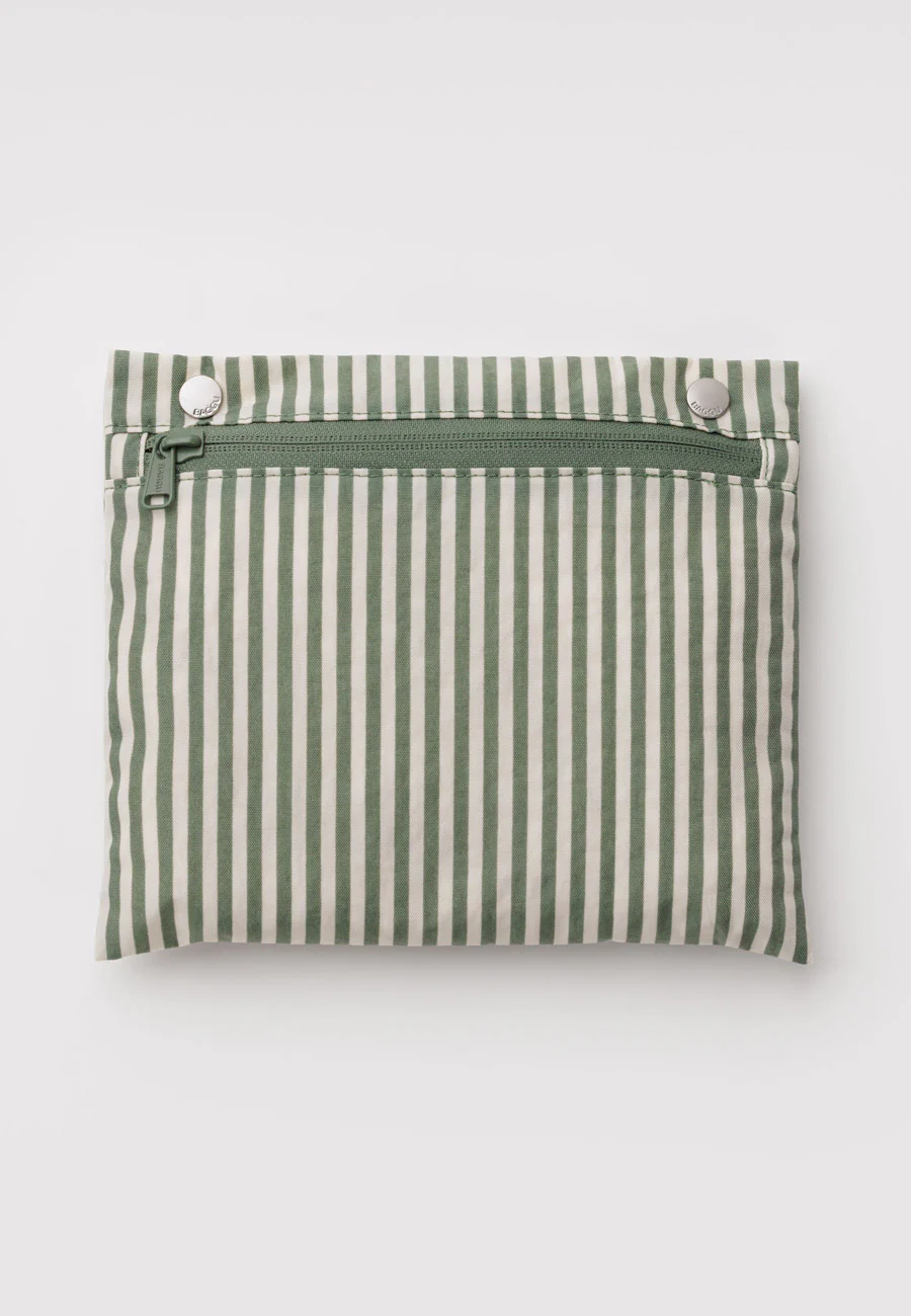 Baggu Everyday Cloud Bag Sage Stripe - Image 4