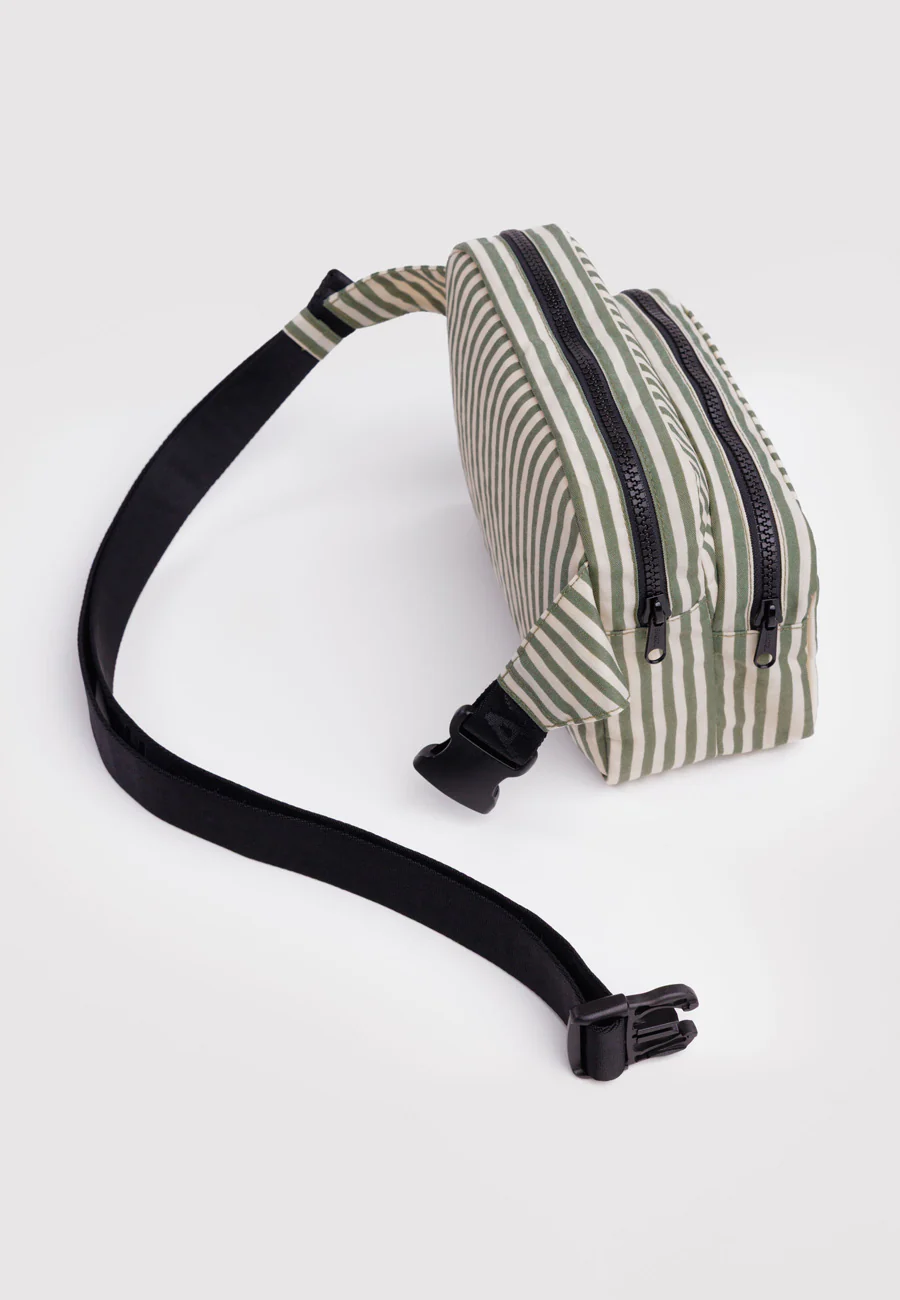 Baggu Fanny Pack Sage Stripe - Image 3