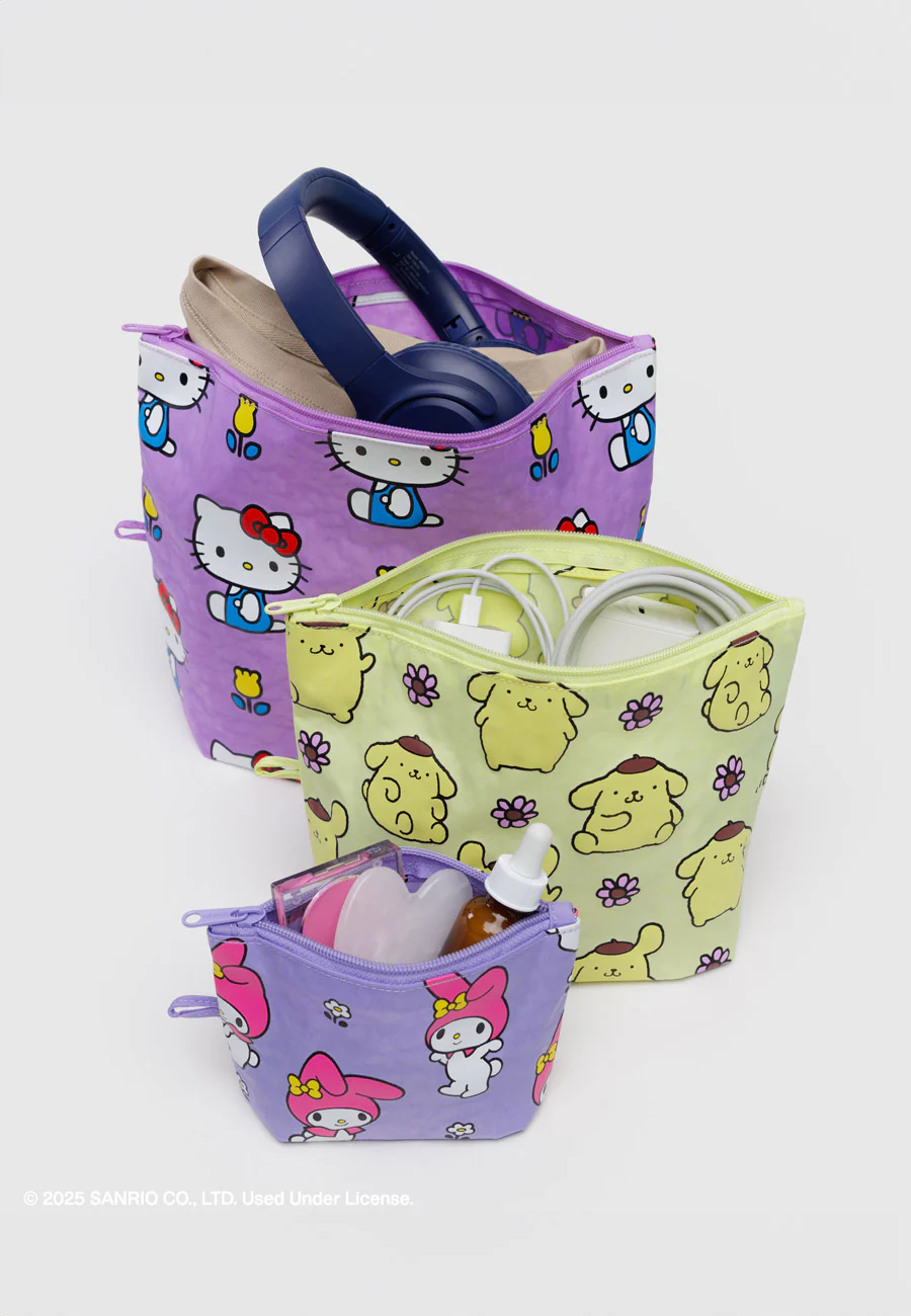 Baggu Go Pouch Set Hello Kitty & Friends Florals - Image 2