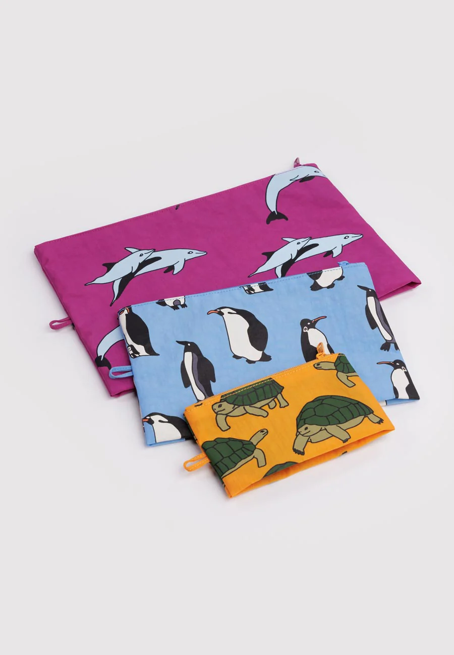 Baggu Go Pouch Set Vacation Animals - Image 3