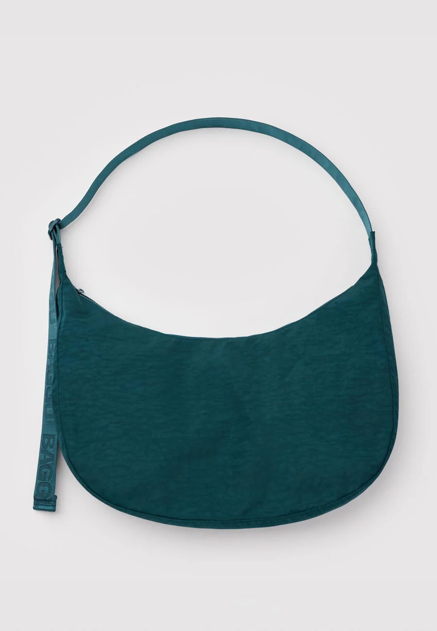 Baggu Large Nylon Crescent Bag Deep Sea
