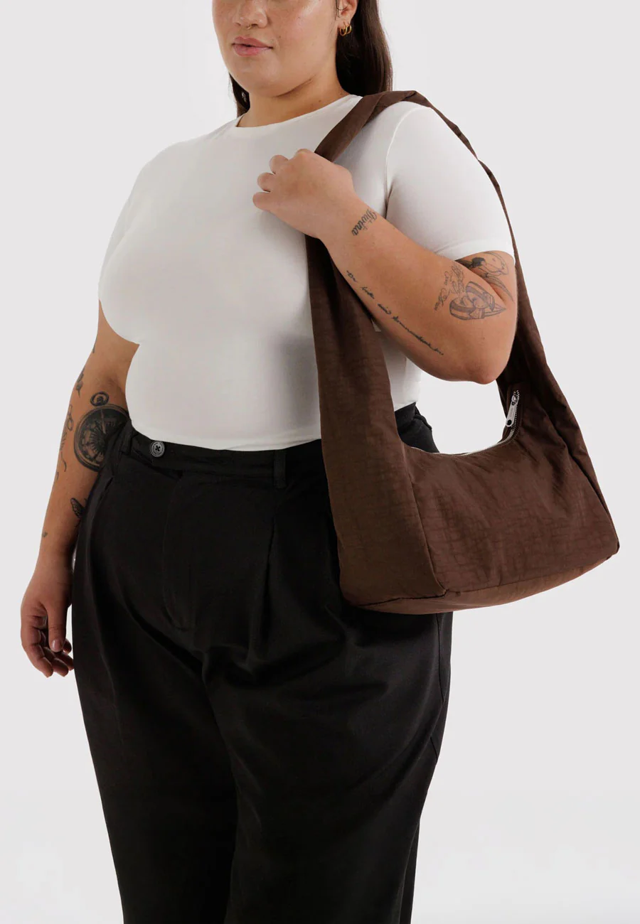 Baggu Nylon Meringue Bag Coffee - Image 2