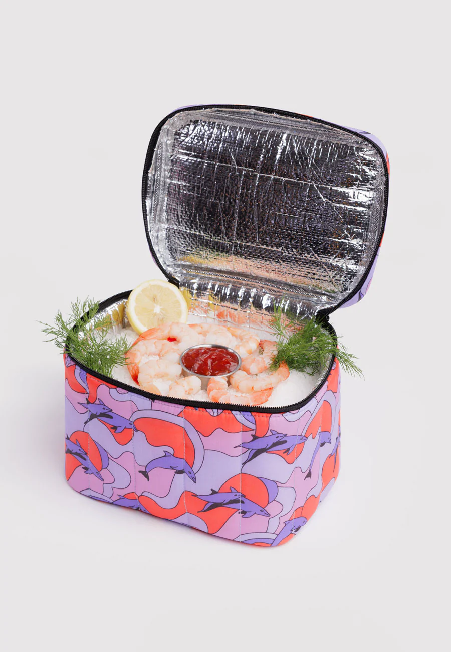 Baggu Puffy Lunch Bag Dolphins - Image 2