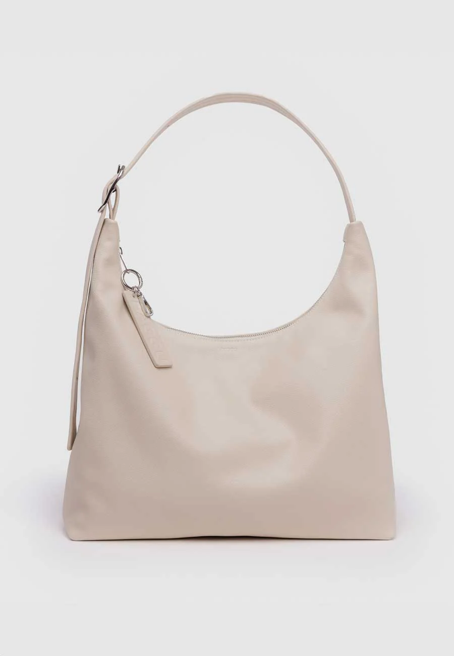 Baggu Recycled Leather Shoulder Stone