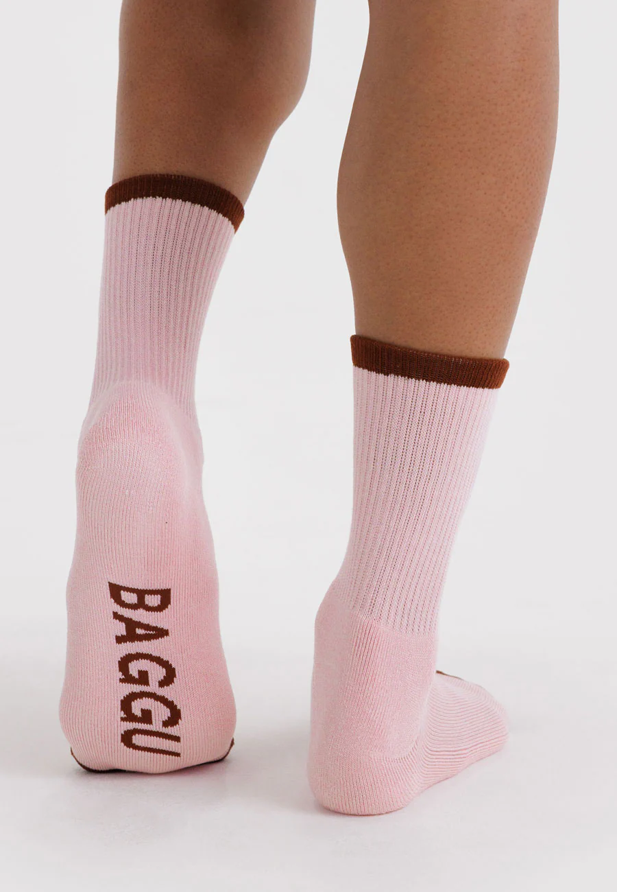 Baggu Ribbed Sock Blush Mix - Image 3