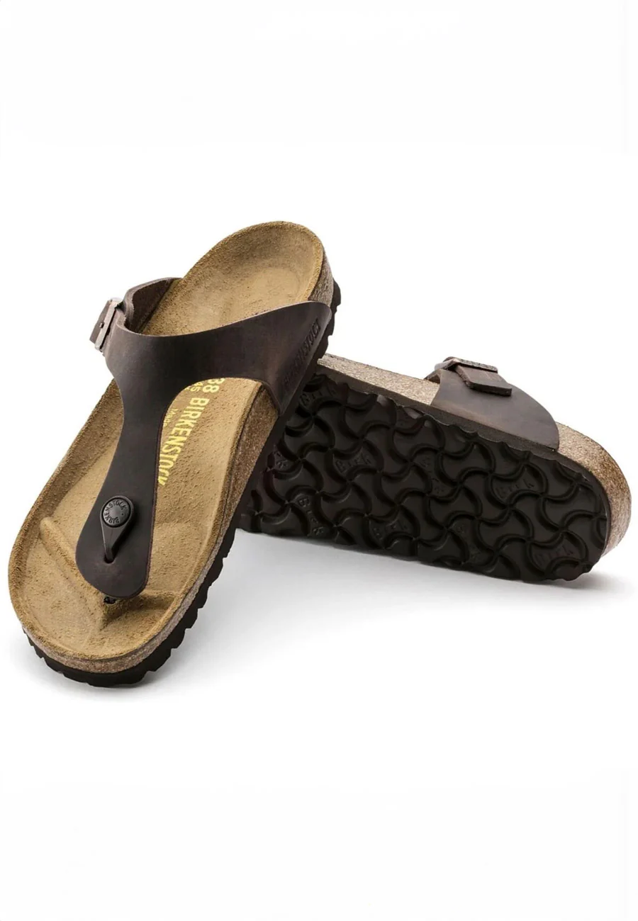 Birkenstock Arizona Gizeh Oiled Leather Habana - Image 2