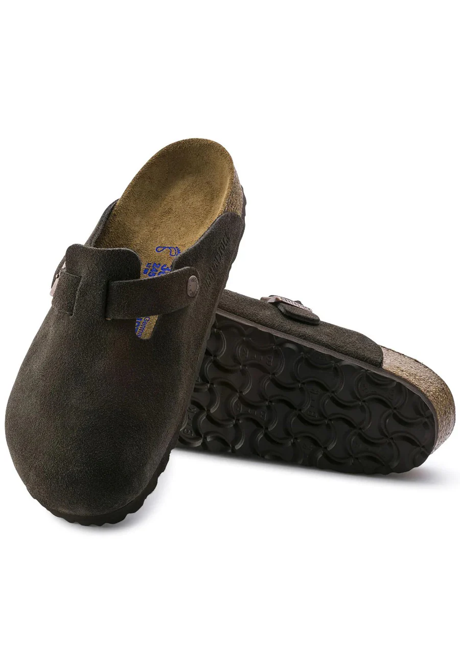 Birkenstock Boston SFB Suede Mocha - Image 2