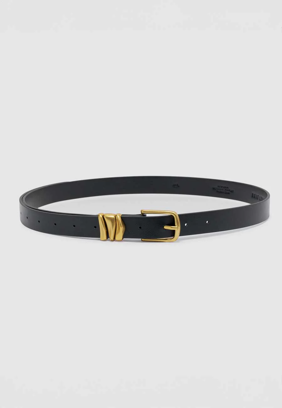 Brie Leon Organica Belt Black/Gold - Image 4