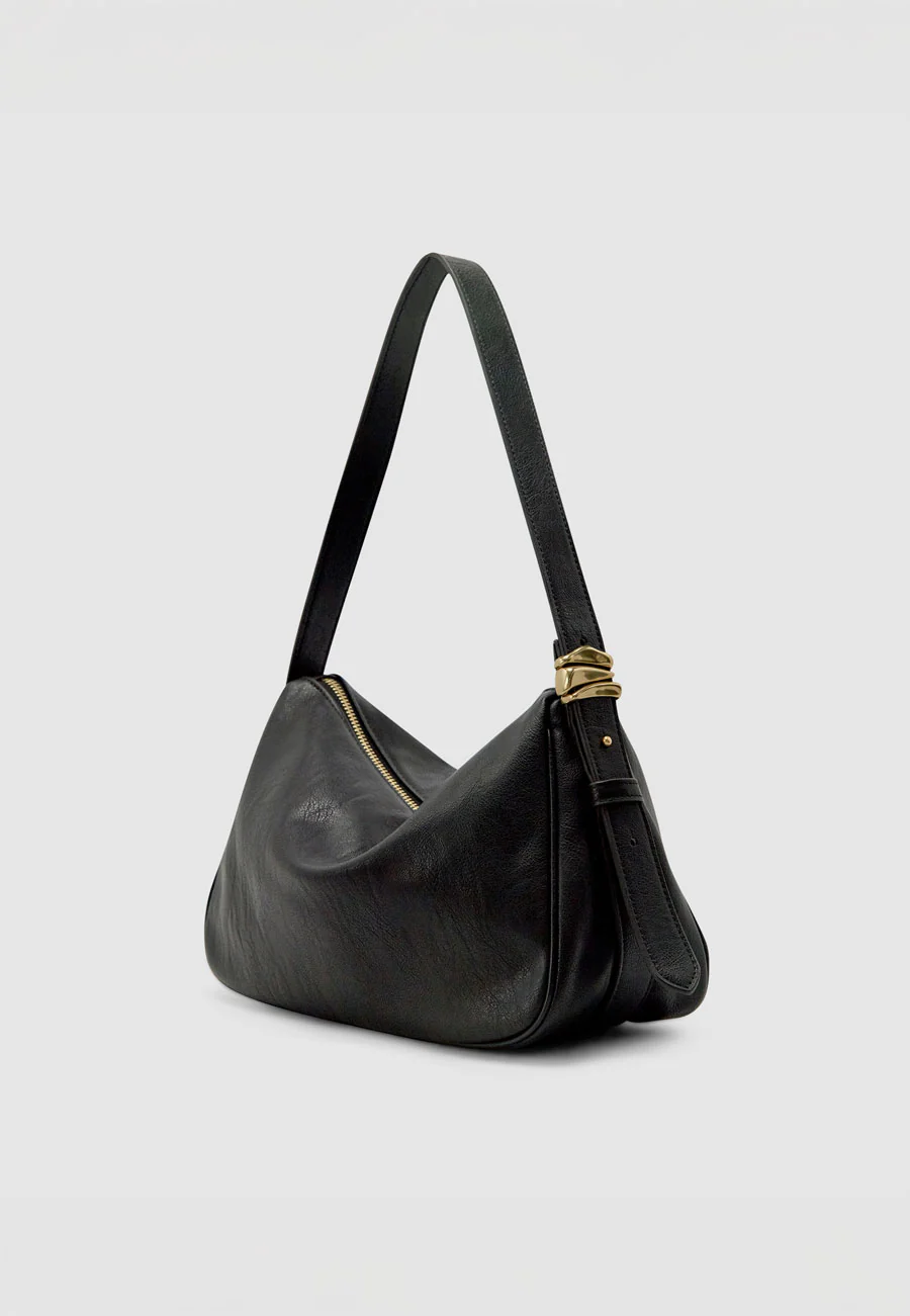 Brie Leon Organica Hobo Bag Black - Image 2