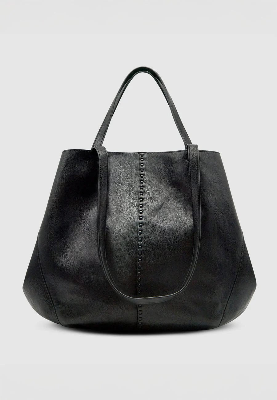 Brie Leon Reese Market Tote Black - Image 3