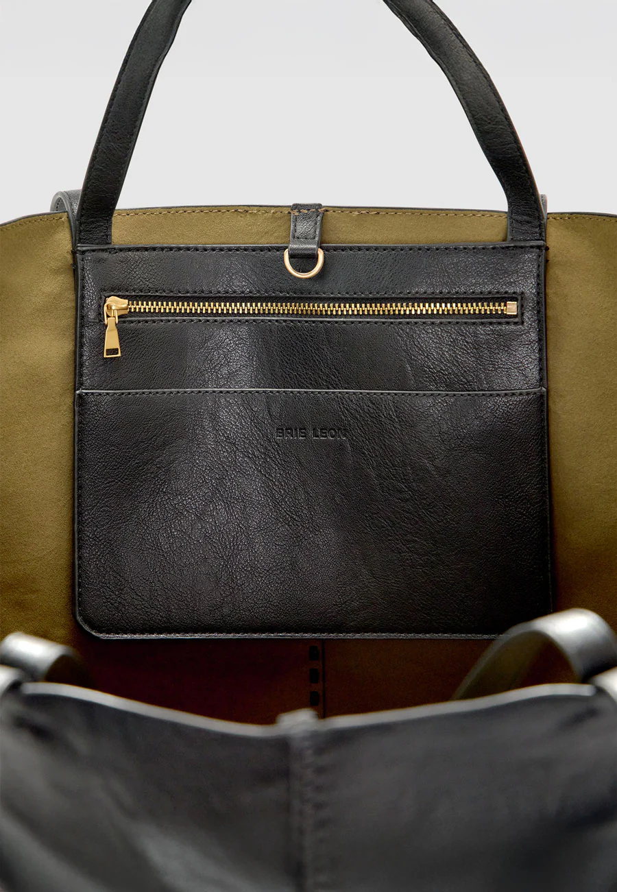 Brie Leon Reese Market Tote Black - Image 4