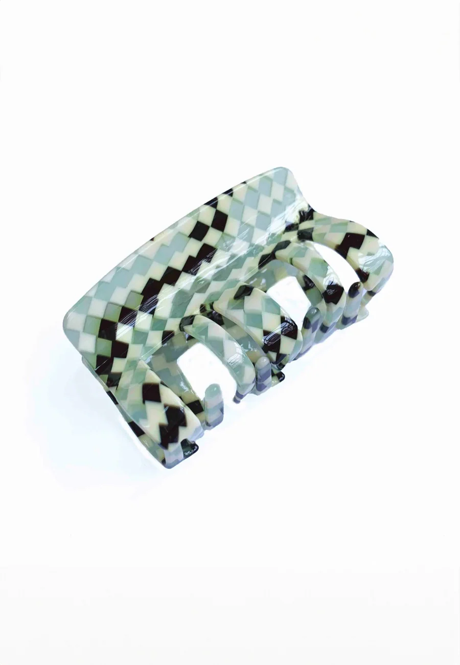 Buttermilk Accessories Bella Clip Multi Check