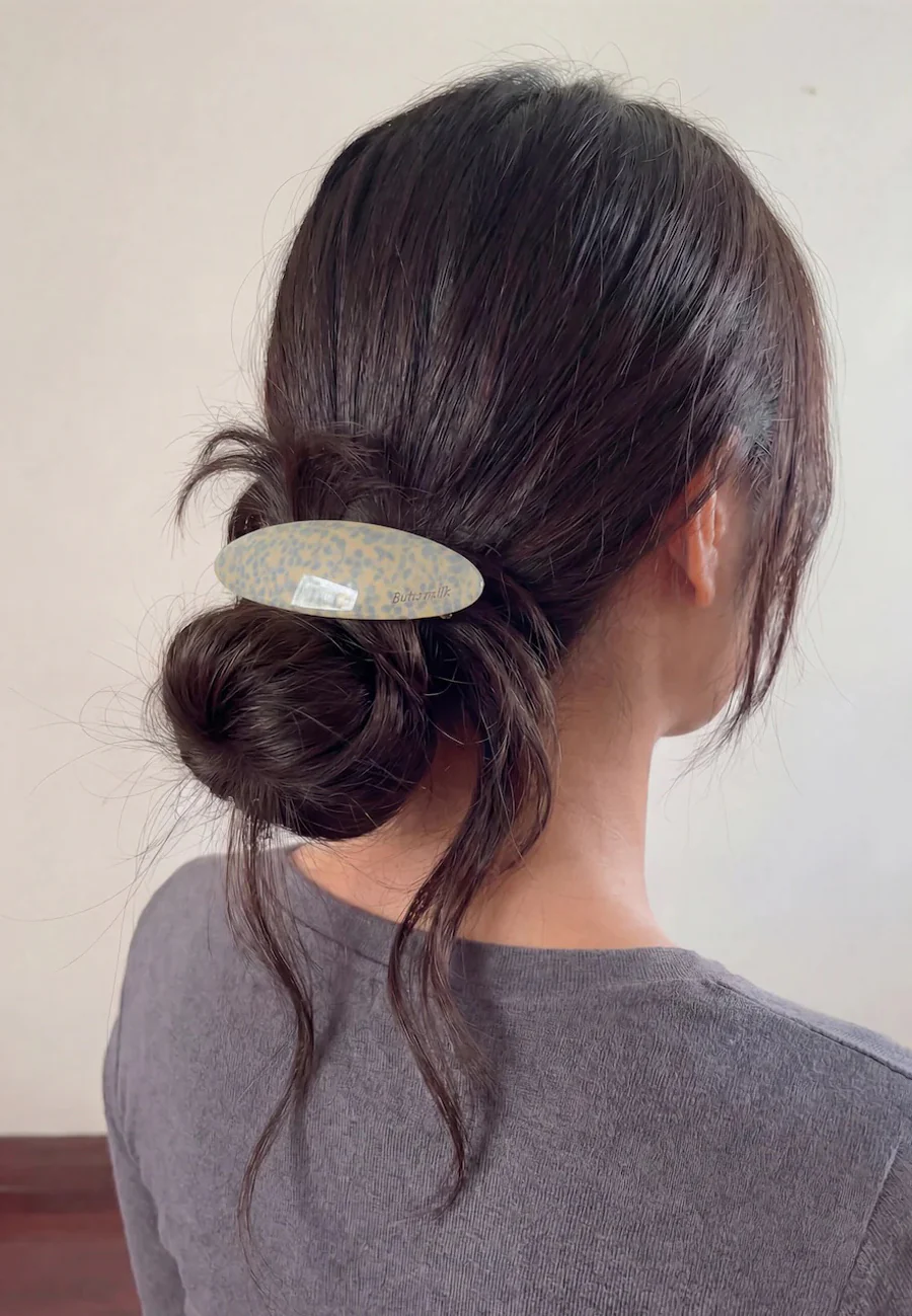 Buttermilk Accessories Yim Mei Barrette Cereal Milk - Image 3