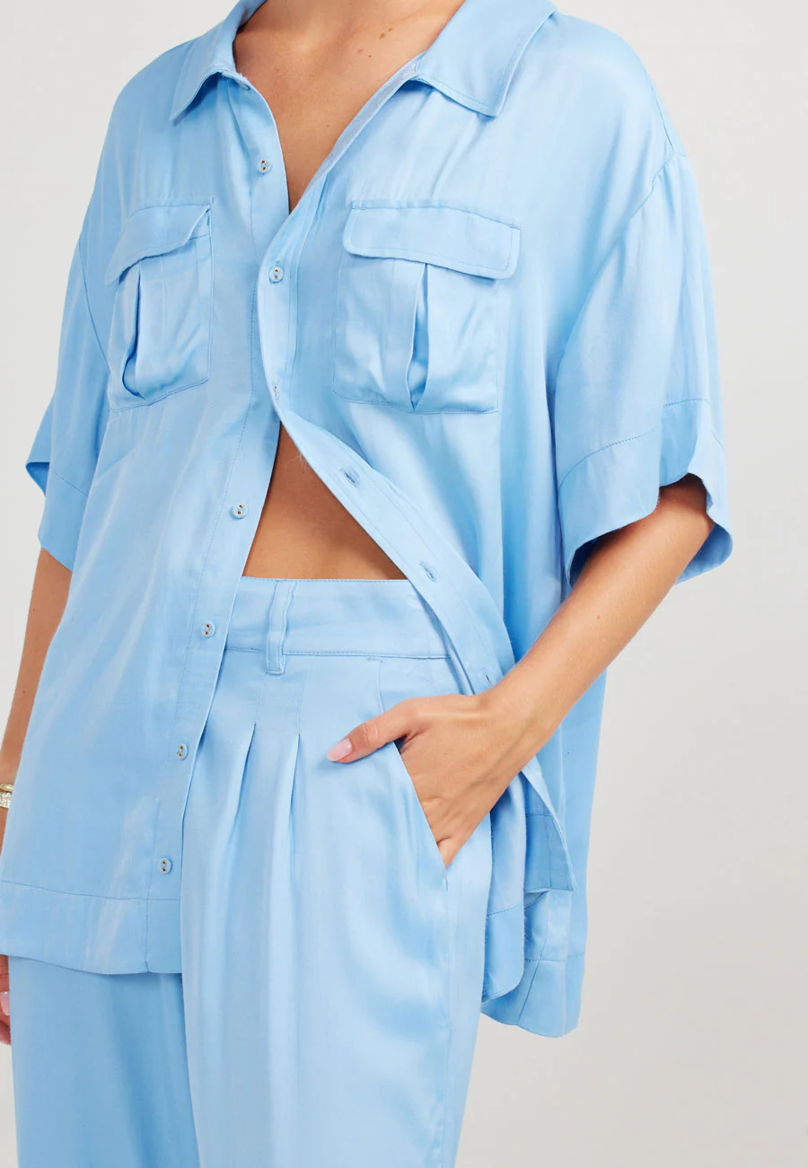 Charlie Holiday Blake Trouser Pale Blue - Image 4