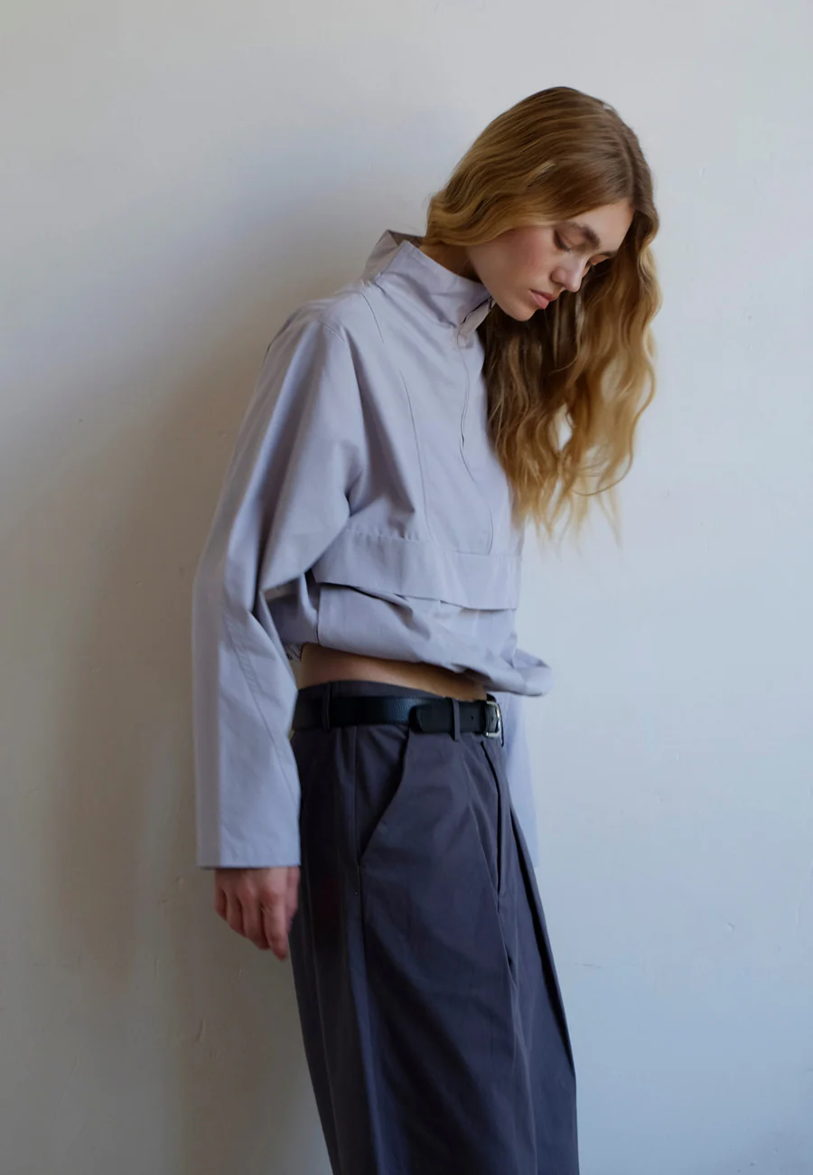 Commonplace Essentials Addington Half Zip Grey - Image 3