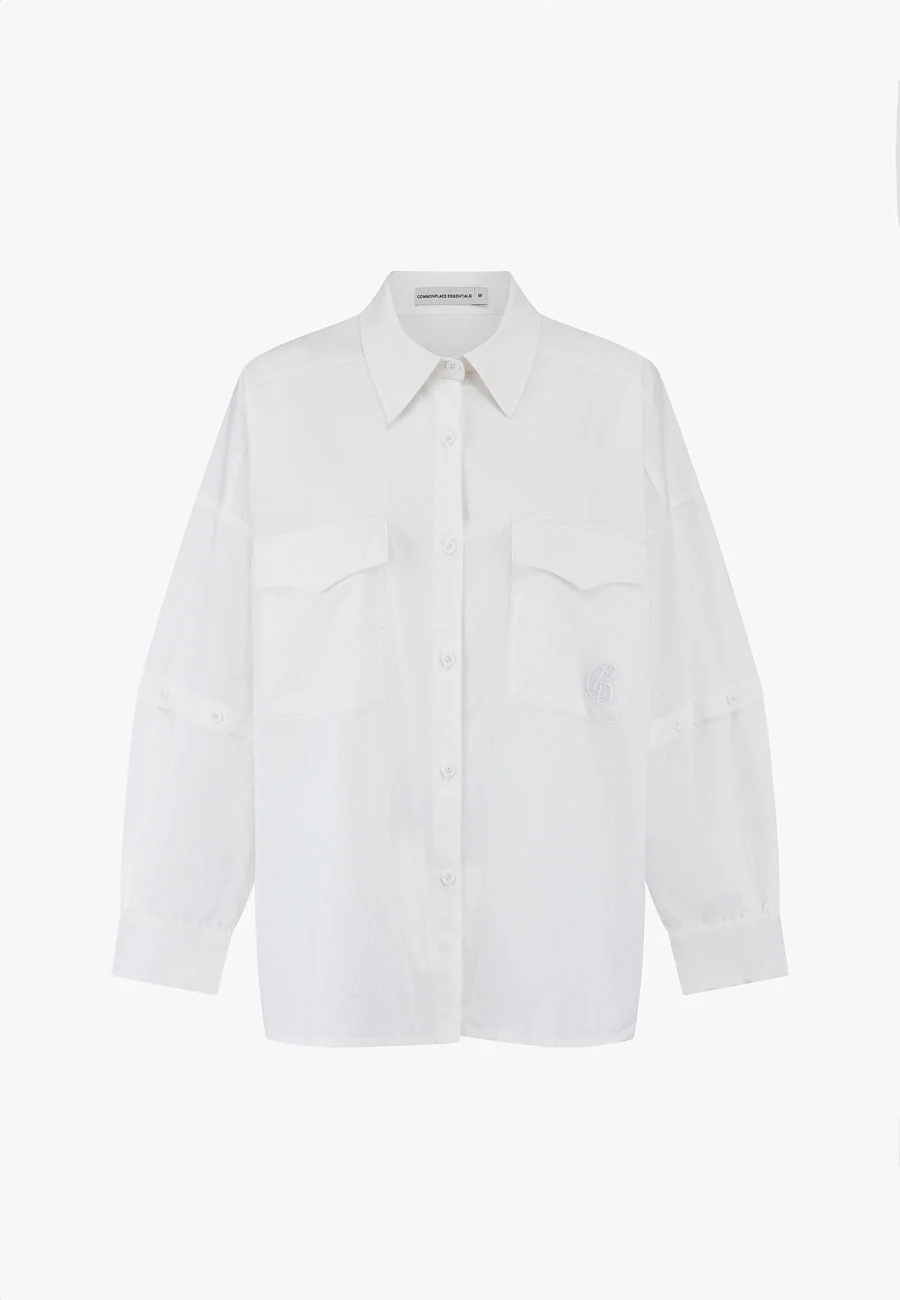 Commonplace Essentials Ease Shirt White - Image 5
