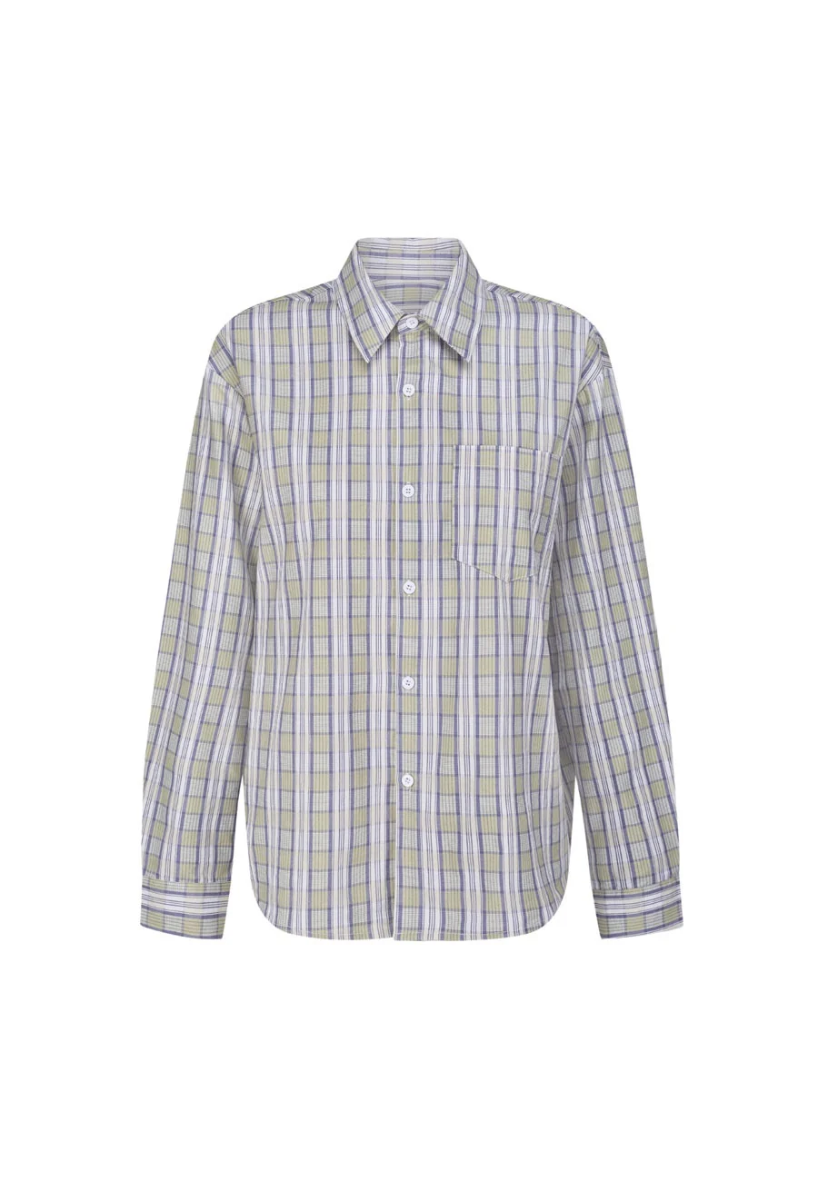 Commonplace Greenworld Button Down Sage - Image 5