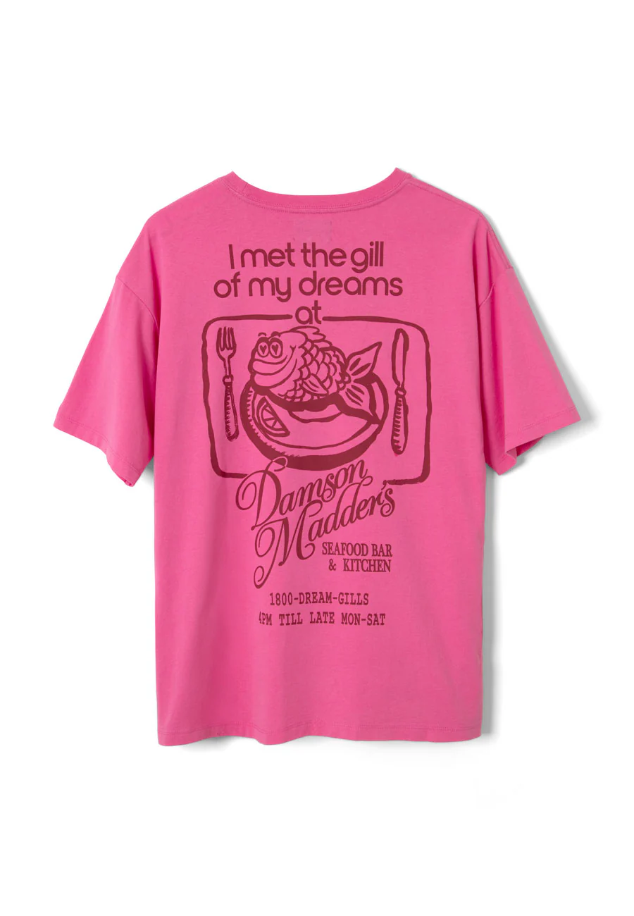 Damson Madder Gill of Dreams Graphic Tee Pink - Image 6
