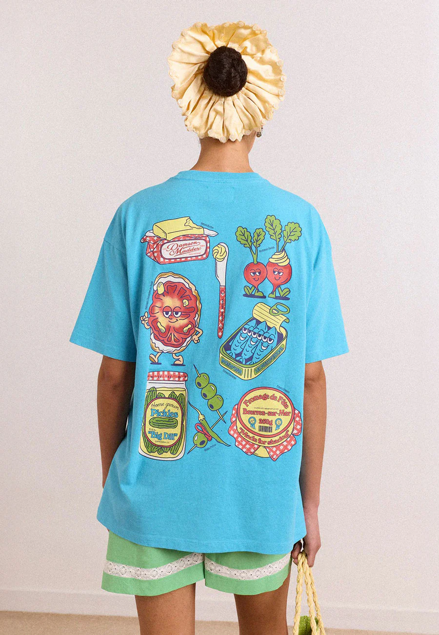 Damson Madder Snack Plate Graphic Tee - Image 2