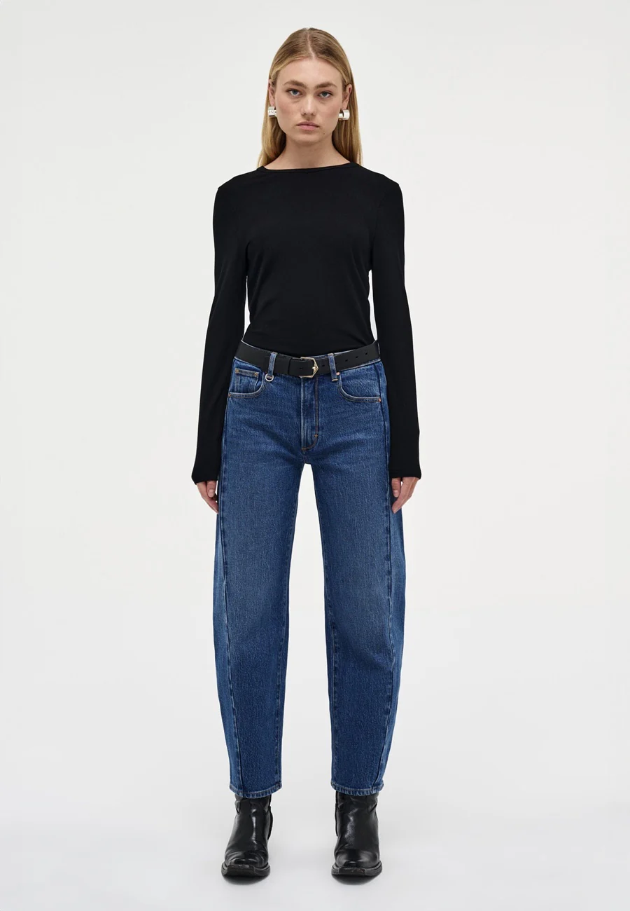 Neuw Amber Barrel Iris Mid Vintage Indigo