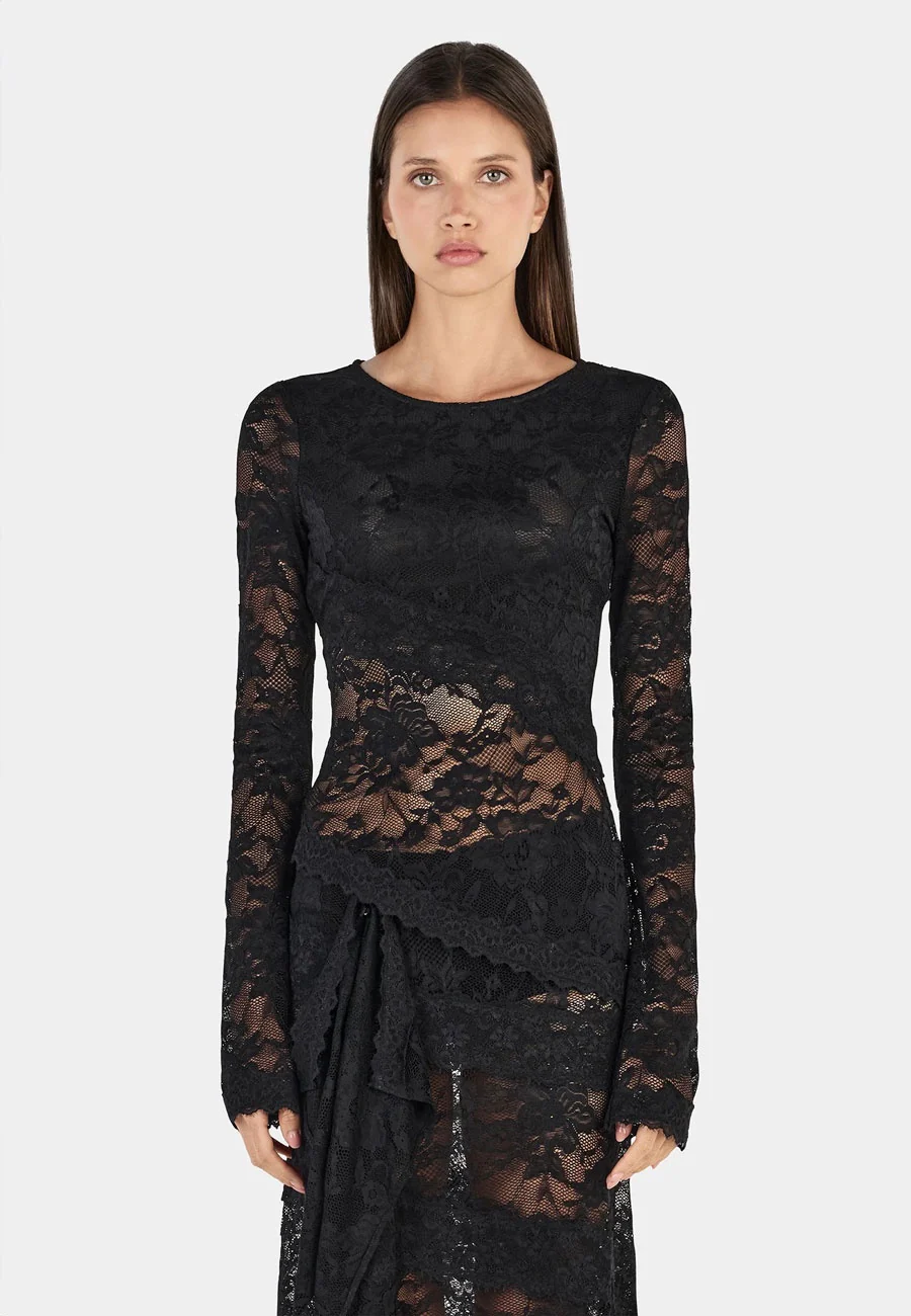Ownley Avery Top Black