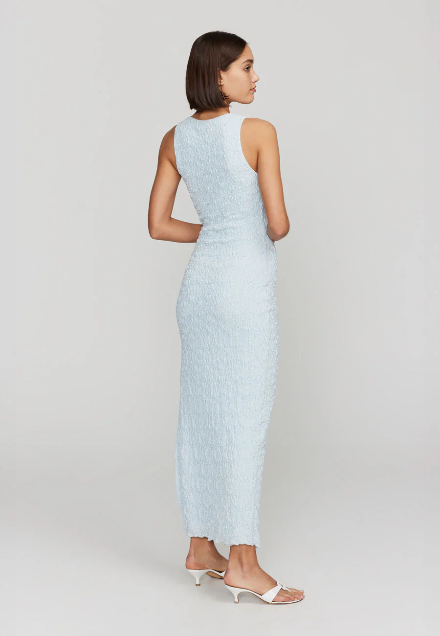 Ownley Leeroy Midi Dress Baby Blue - Image 3