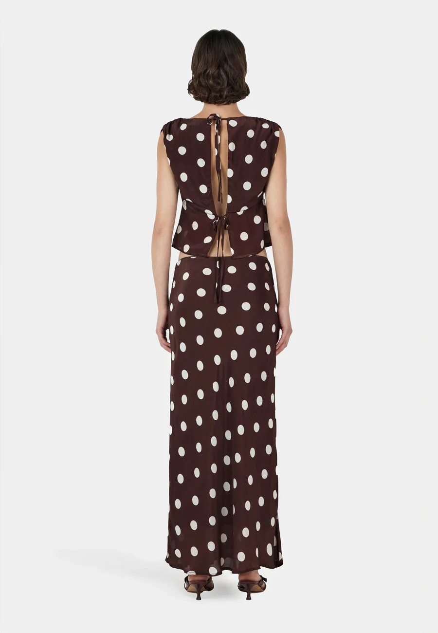 Ownley Marli Slip Skirt Pinot Polka - Image 3