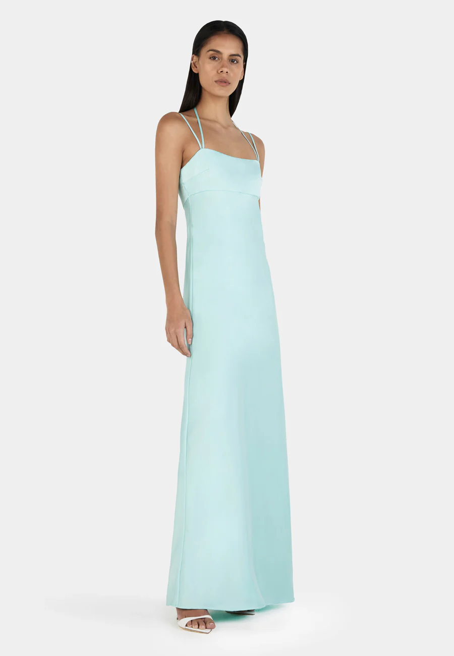 Ownley Talulah Maxi Dress Aqua - Image 3