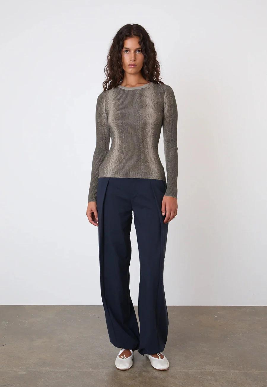 Peachy Den Lulu Thermal Olive Python