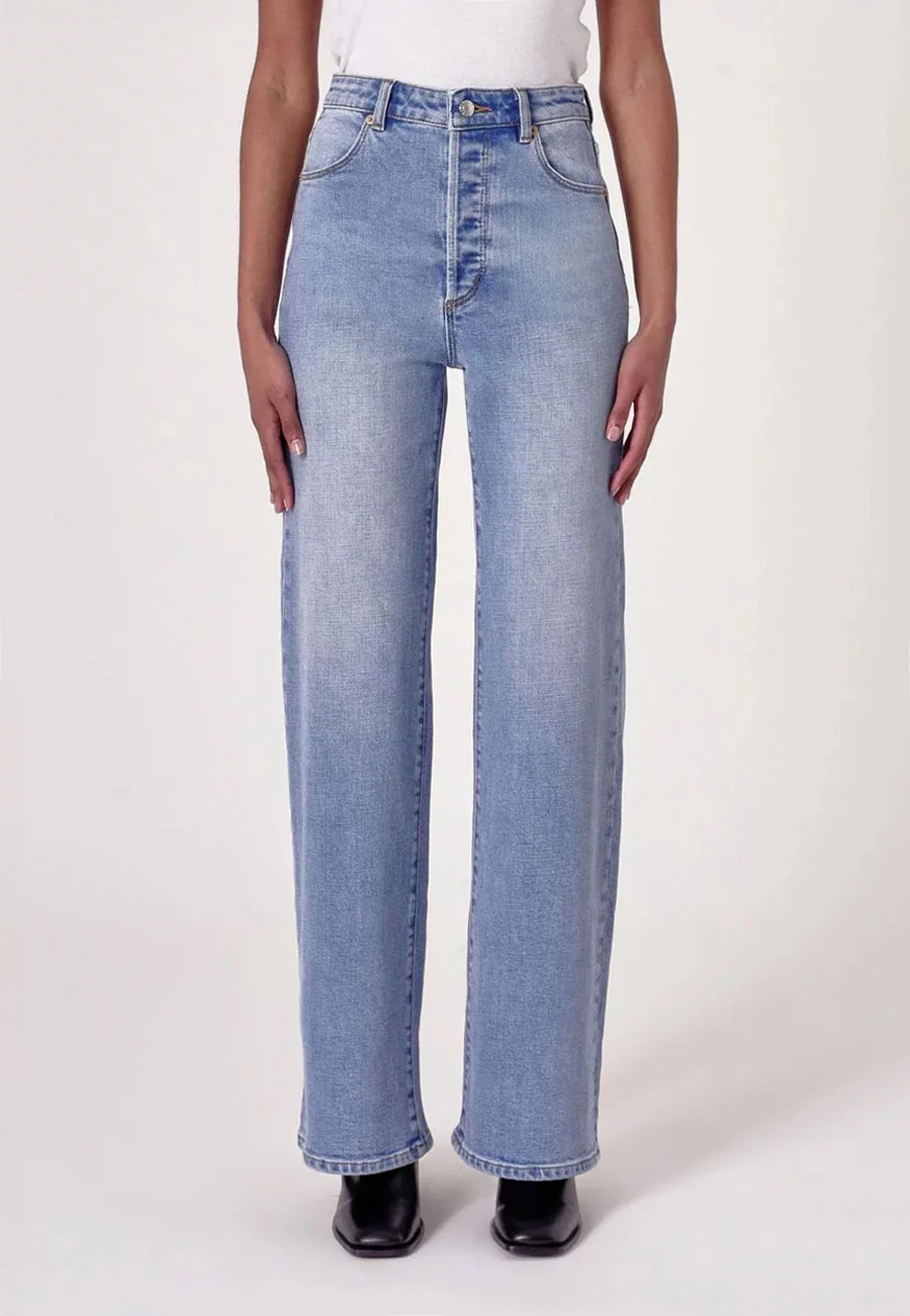 Rolla's Sailor Scoop Long Jean Lennon Blue
