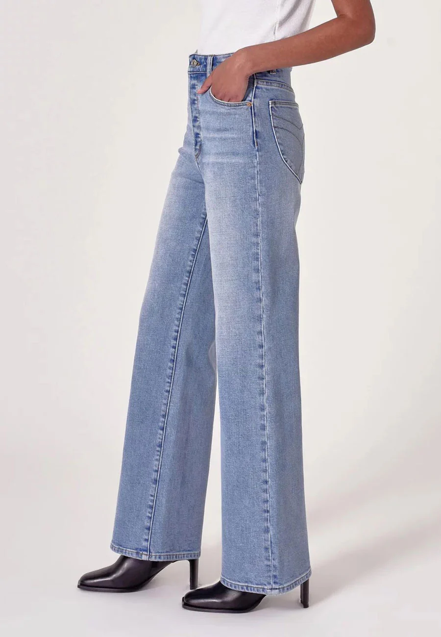 Rolla's Sailor Scoop Long Jean Lennon Blue - Image 2