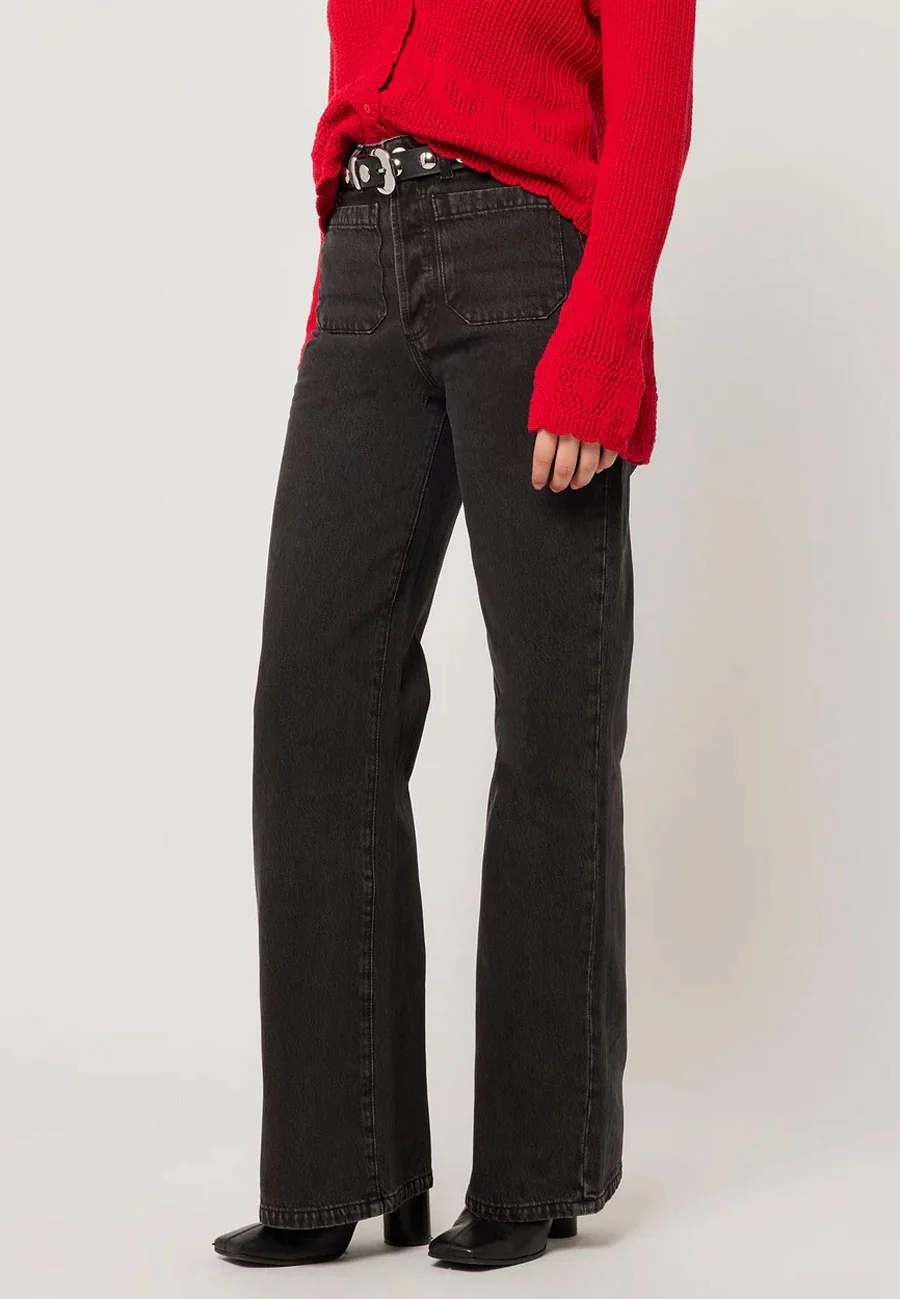 Rolla's Sailor Long Stone Black - Image 4